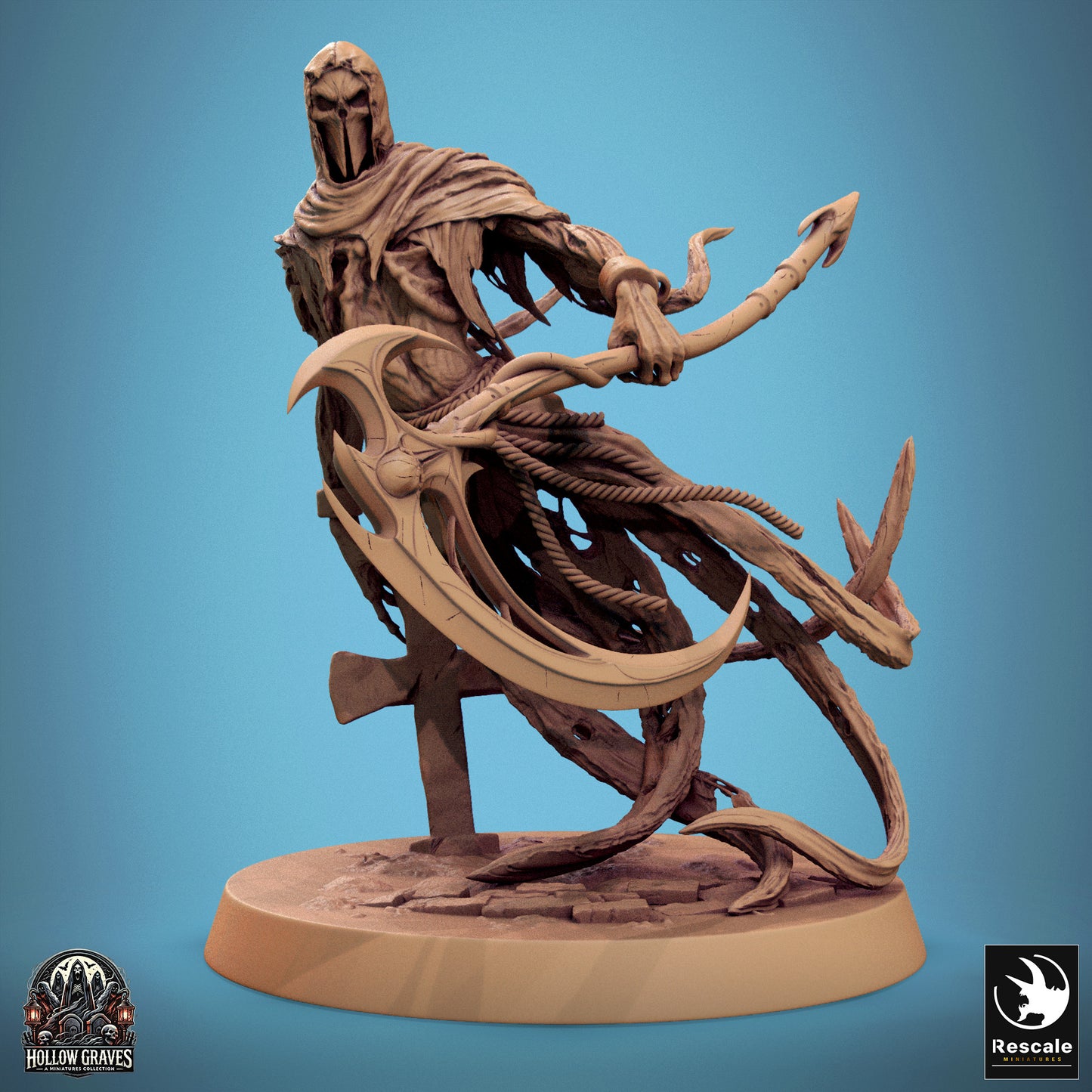 Masked Ghost  -  Resin Miniature - Tabletop  miniature - Fantasy Miniature - 32mm - D&D -  Sci-fi Miniature - Rescale