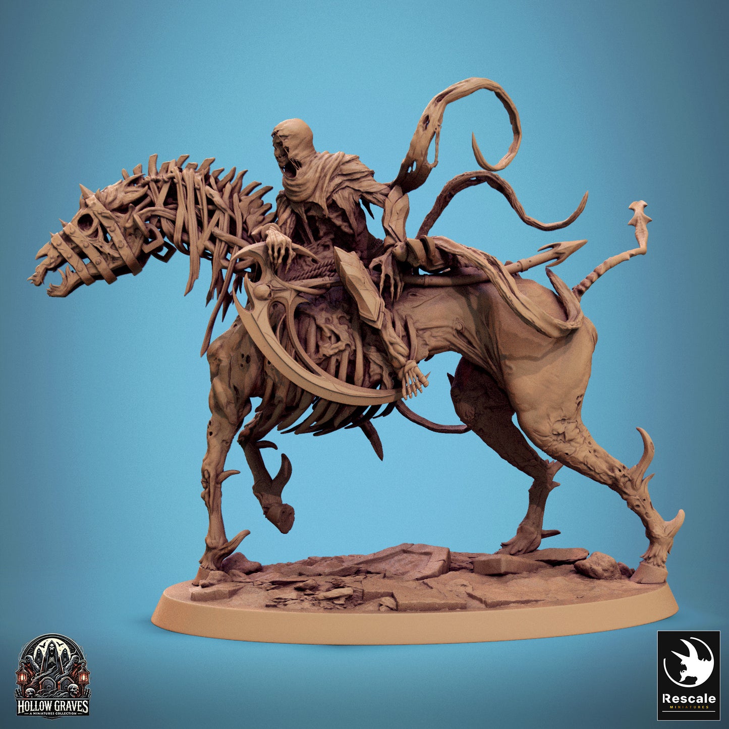 Wraithbound -  Resin Miniature - Tabletop  miniature - Fantasy Miniature - 32mm - D&D -  Sci-fi Miniature - Rescale