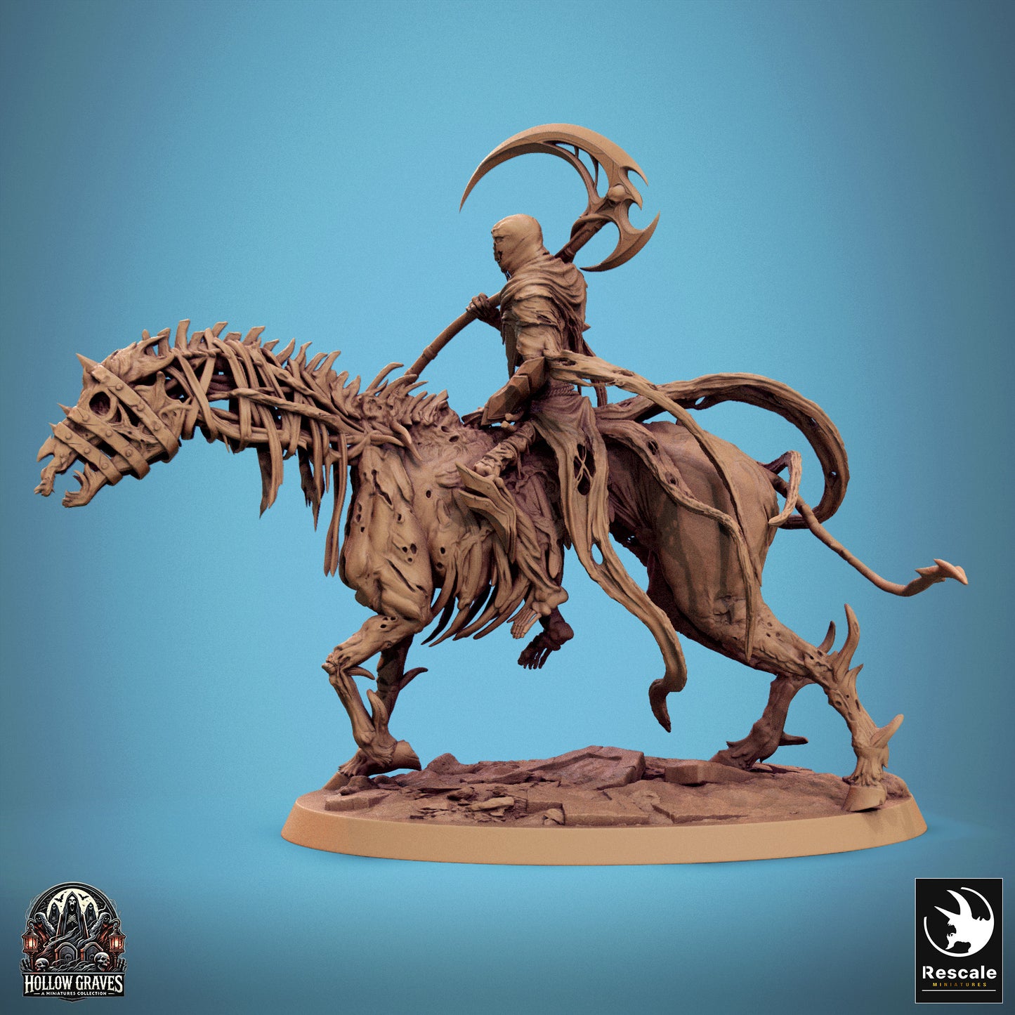 Wraithbound -  Resin Miniature - Tabletop  miniature - Fantasy Miniature - 32mm - D&D -  Sci-fi Miniature - Rescale