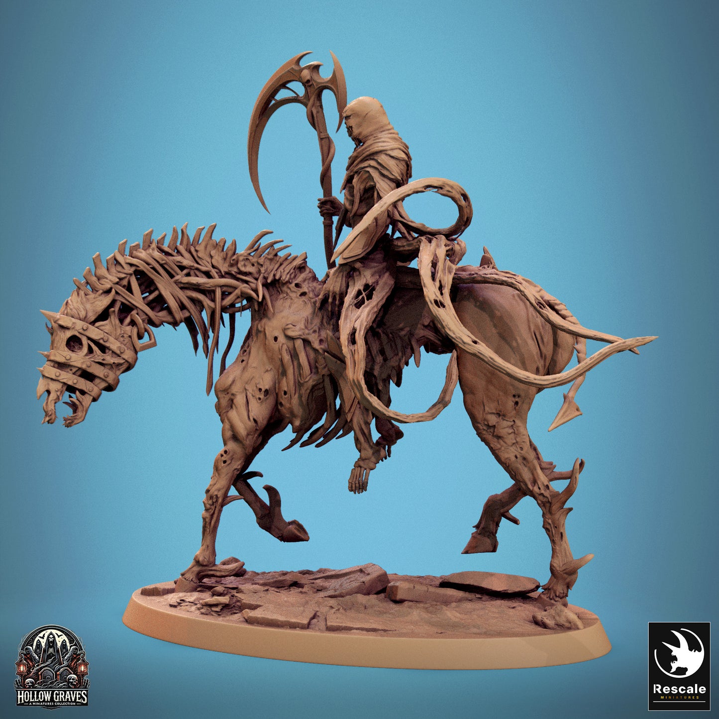 Wraithbound -  Resin Miniature - Tabletop  miniature - Fantasy Miniature - 32mm - D&D -  Sci-fi Miniature - Rescale