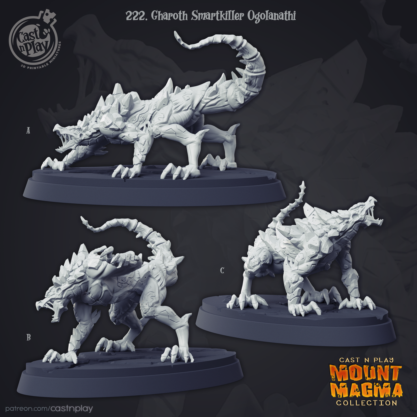 Cast April 1 Release   -  Resin Miniature - Tabletop  miniature - Fantasy Miniature - 32mm - D&D -  Sci-fi Miniature