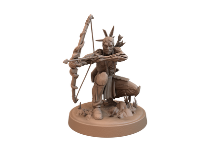 Trapper 1   -  Resin Miniature - Tabletop  miniature - Fantasy Miniature - 32mm - D&D -  Aug 21