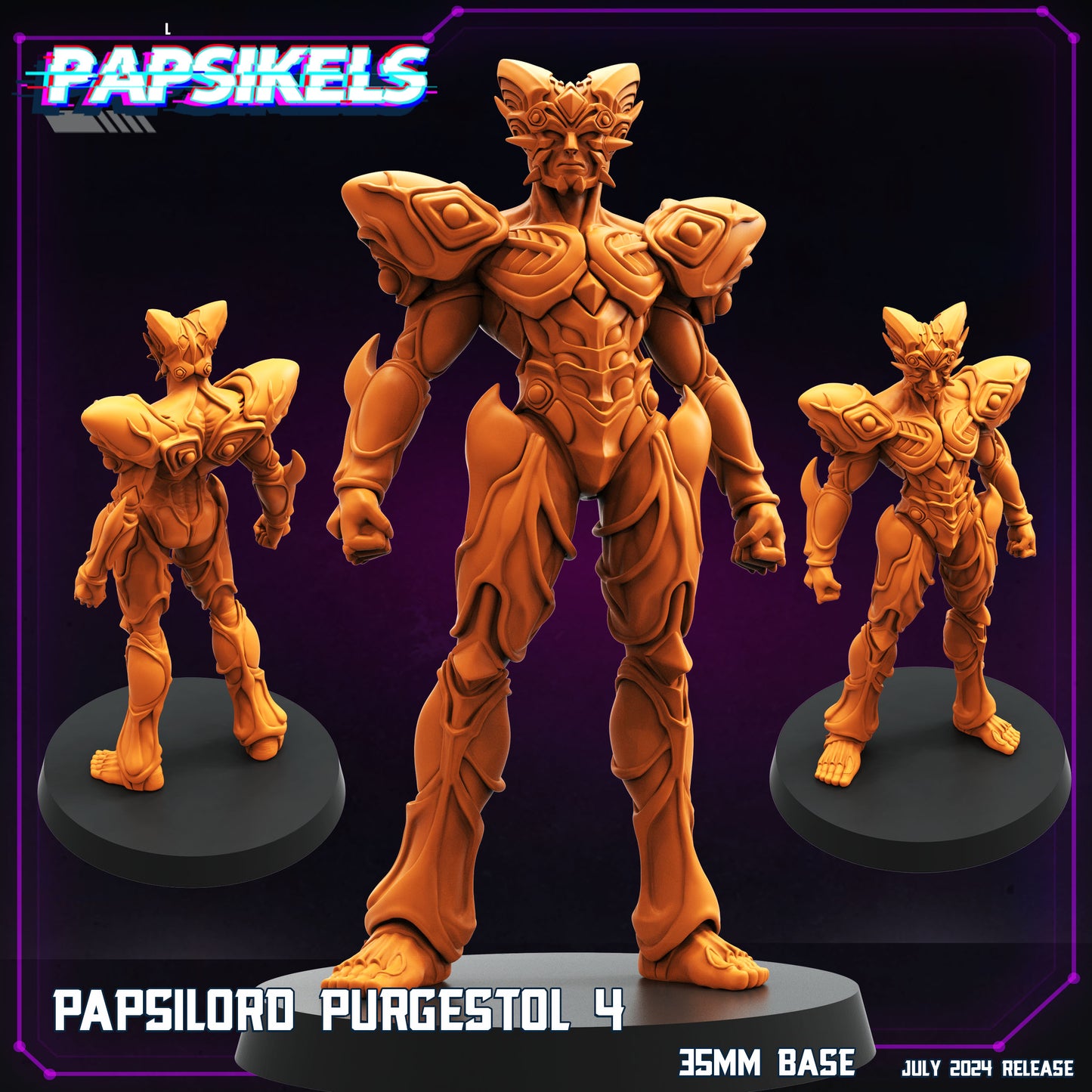 PAPSILORD PURGESTOL   -  Resin Miniature - Tabletop  miniature - Fantasy Miniature - 32mm - D&D -  Sci-fi Miniature - Papsikel