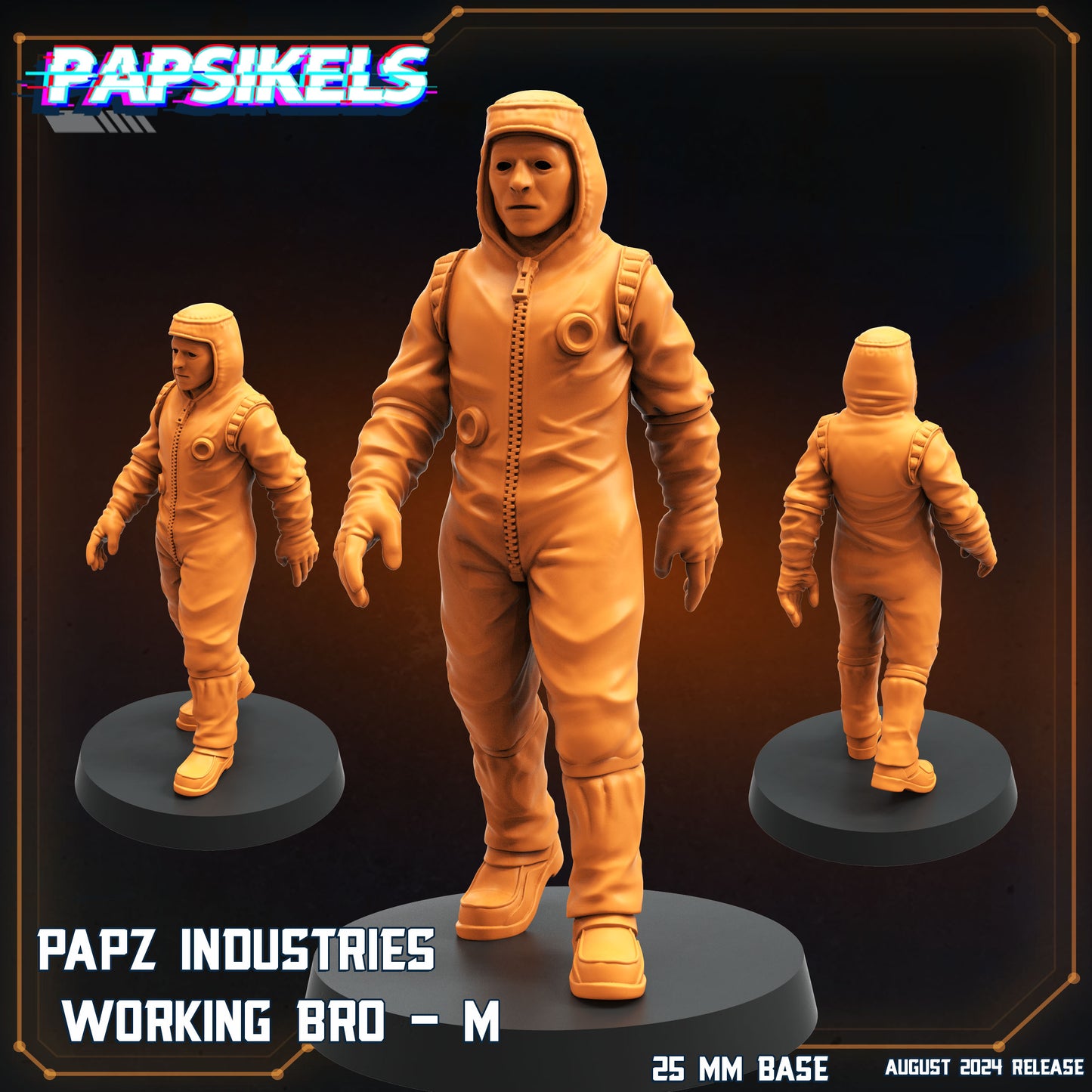 Working Bros Collection 3 -  Resin Miniature - Tabletop  miniature - Fantasy Miniature - 32mm - D&D -  Sci-fi Miniature- Papsikel