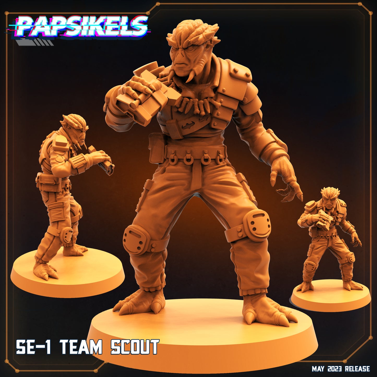 Se-1  -  Resin Miniature - Tabletop  miniature - Fantasy Miniature - 32mm - D&D -  Sci-fi Miniature - Papsikel