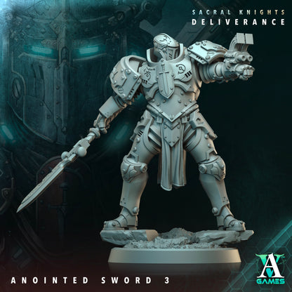 Anointed Swords - 3D Printed Miniature - Fantasy Miniature -Tabletop  Miniature - Tabletop Miniature - D&D