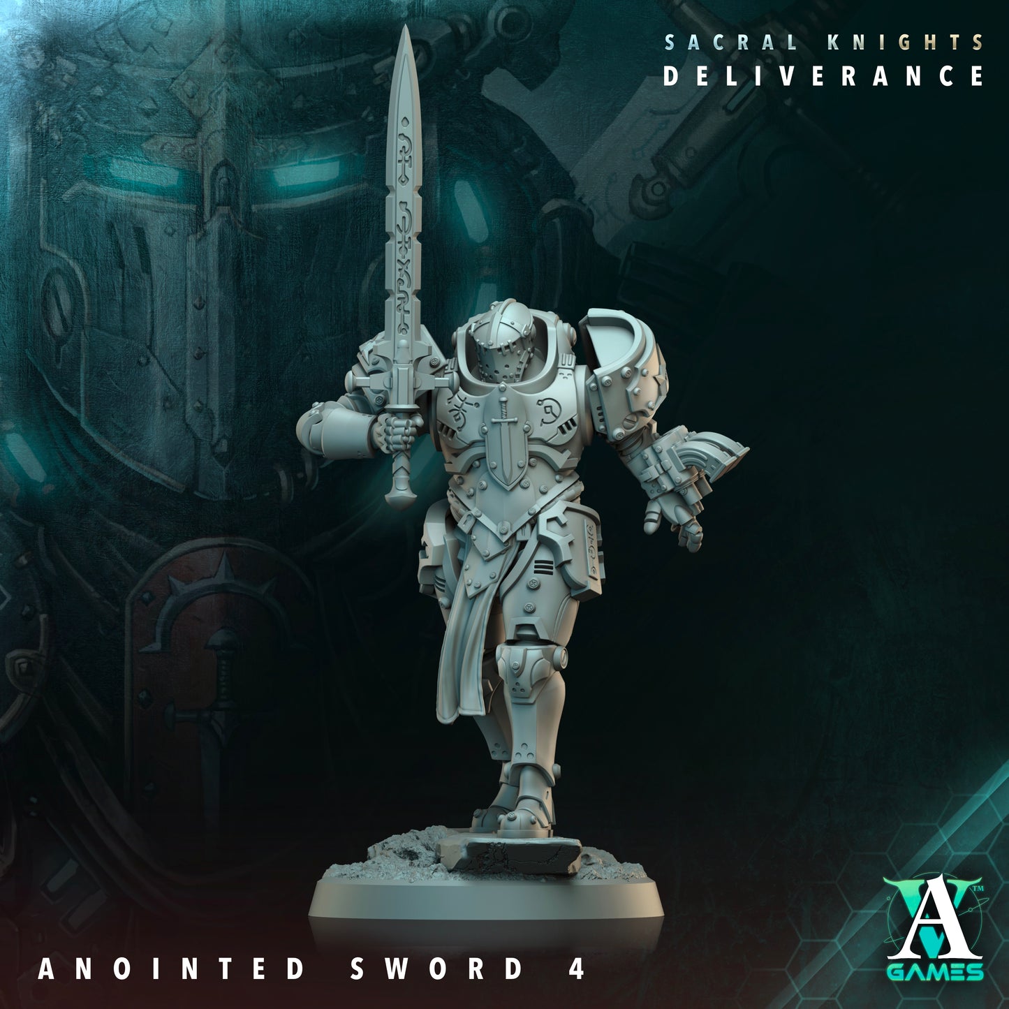 Anointed Swords - 3D Printed Miniature - Fantasy Miniature -Tabletop  Miniature - Tabletop Miniature - D&D