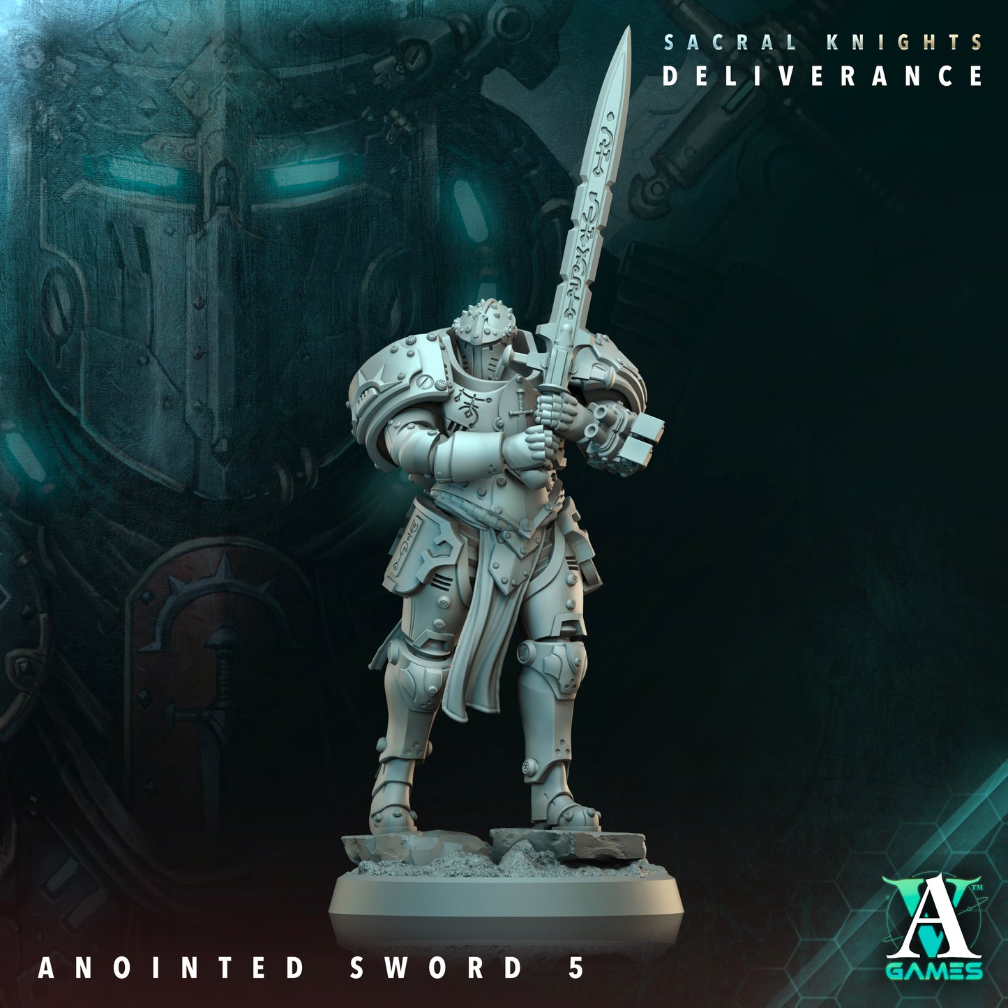 Anointed Swords - 3D Printed Miniature - Fantasy Miniature -Tabletop  Miniature - Tabletop Miniature - D&D