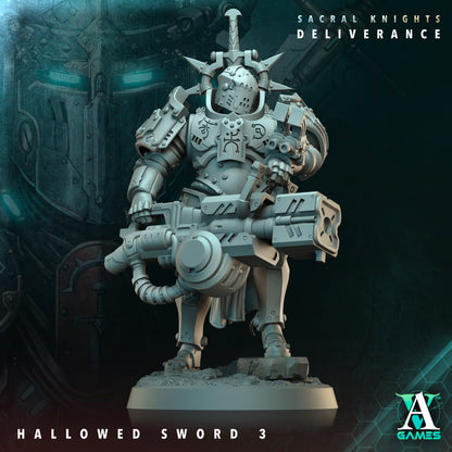 Hallowed Swords - 3D Printed Miniature - Fantasy Miniature -Tabletop  Miniature - Tabletop Miniature - D&D (Copy) (Copy)