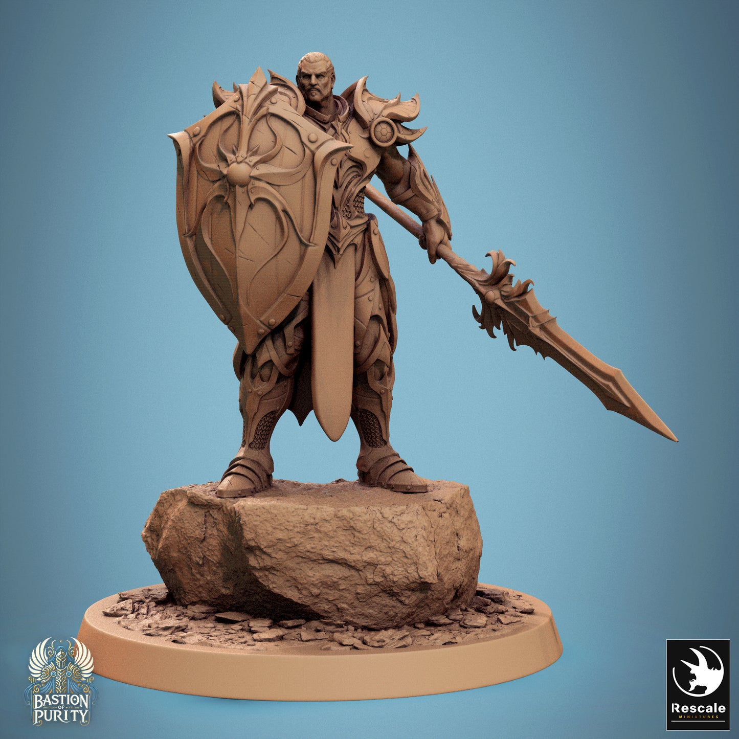 Sentinel Of Aetherium -  Resin Miniature - Tabletop  miniature - Fantasy Miniature - 32mm - D&D -  Sci-fi Miniature - rescale