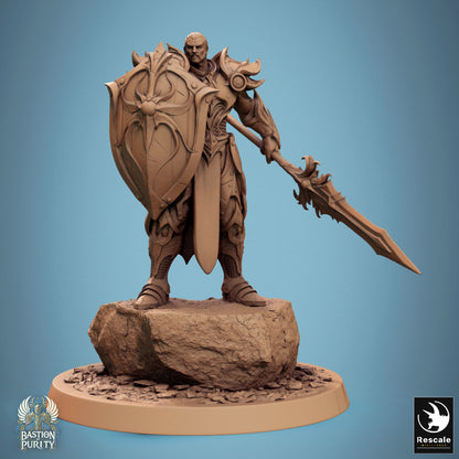 Sentinel Of Aetherium -  Resin Miniature - Tabletop  miniature - Fantasy Miniature - 32mm - D&D -  Sci-fi Miniature - rescale