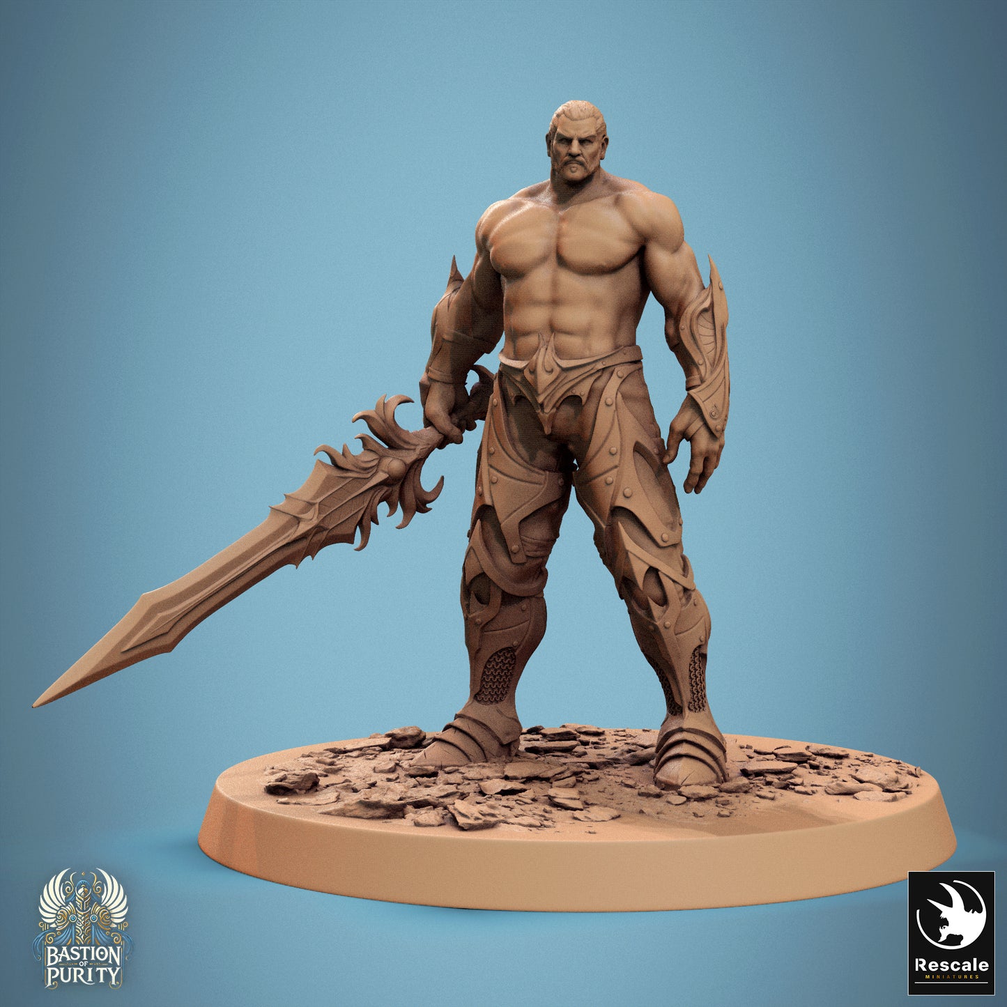 Sentinel Of Aetherium -  Resin Miniature - Tabletop  miniature - Fantasy Miniature - 32mm - D&D -  Sci-fi Miniature - rescale