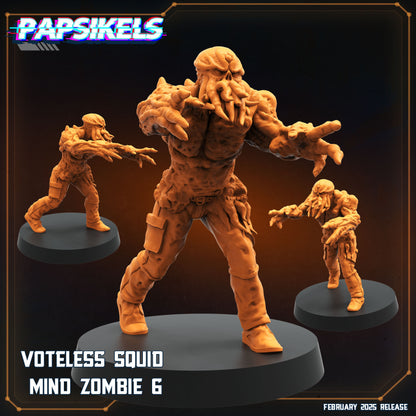 Zombie set -  Resin Miniature - Tabletop  miniature - Fantasy Miniature - 32mm - D&D -  Sci-fi Miniature - Papsikel