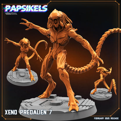 Xeno Predaliens -  Resin Miniature - Tabletop  miniature - Fantasy Miniature - 32mm - D&D -  Sci-fi Miniature - Papsikel