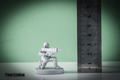 Spaceborn Defender B - 3D Printed Miniature - Sci-Fi Miniature - D&D- Papsikel