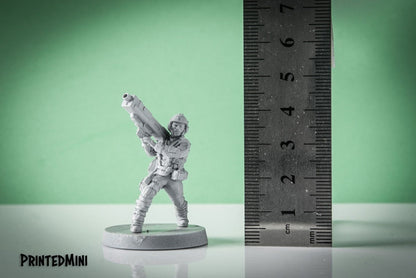 Spaceborn Defender E - 3D Printed Miniature - Sci-Fi Miniature - D&D- Papsikel