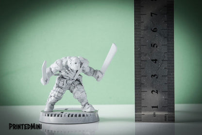 Ugok Rebel Blade Slasher - 3D Printed Miniature - Sci-Fi Miniature - D&D - Papsikel