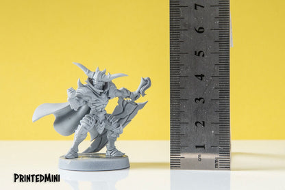 Dhardan - 3D Printed Miniature - Fantasy Miniature - Tabletop Miniature - D&D - RN Estudio