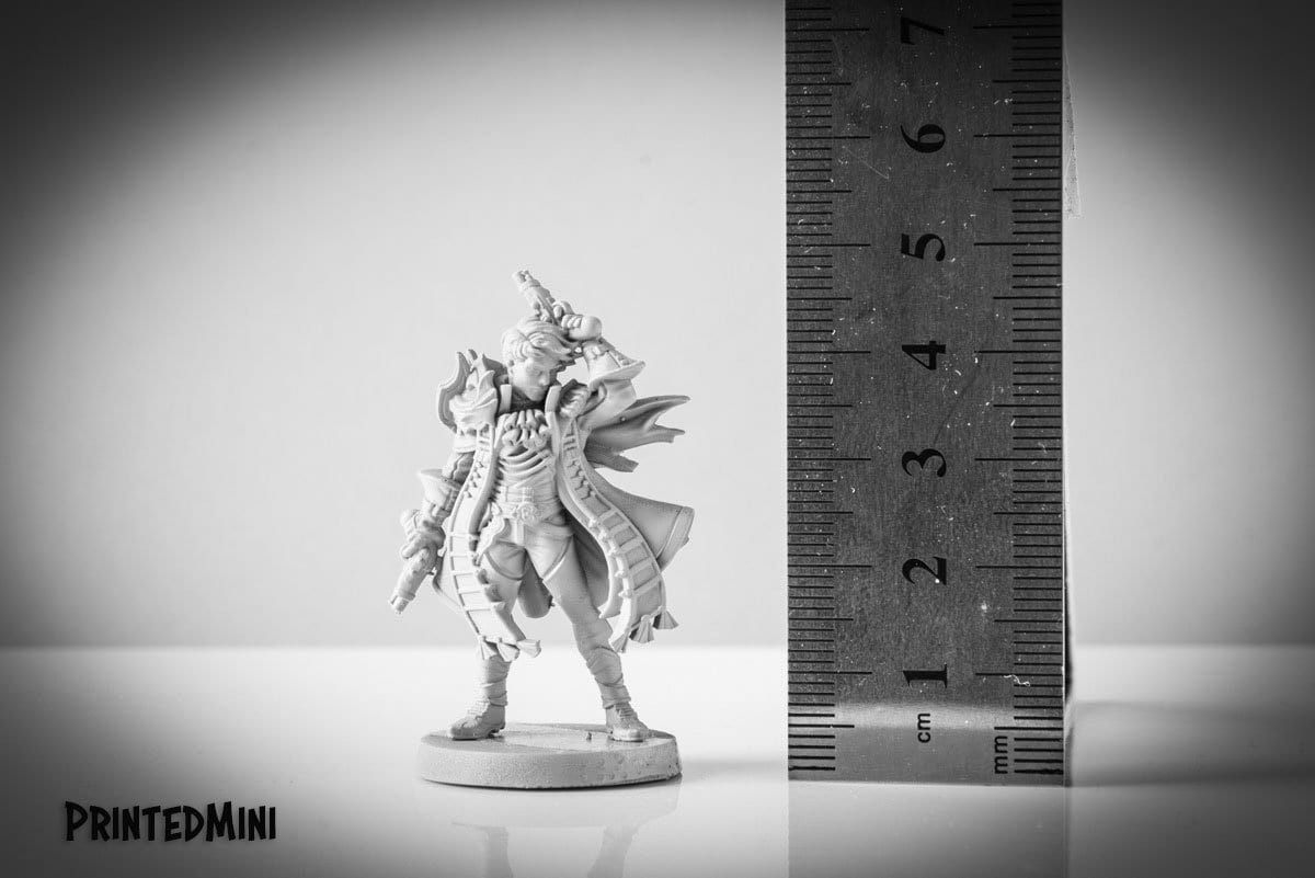 Irvid - 3D Printed Miniature - Fantasy Miniature - Tabletop Miniature - D&D - RN Estudio