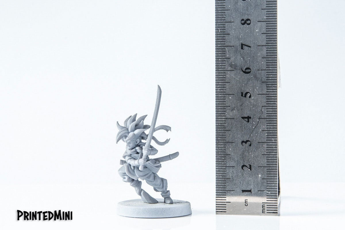 Kentaro - 3D Printed Miniature - Fantasy Miniature - Tabletop Miniature - D&D - RN Estudio