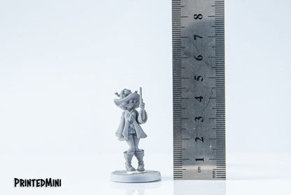 Sunny - 3D Printed Miniature - Fantasy Miniature - Tabletop Miniature - D&D - RN Estudio