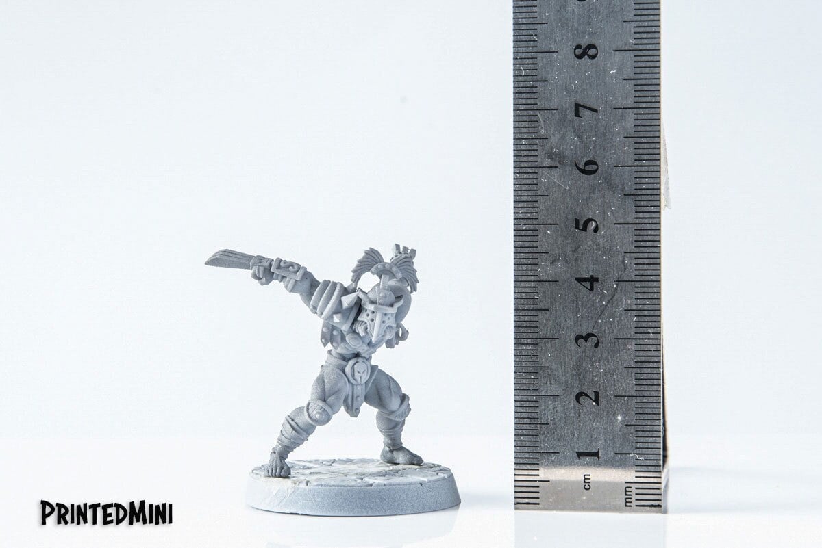 Wolverios - 3D Printed Miniature - Fantasy Miniature - Tabletop Miniature - D&D - RN Estudio