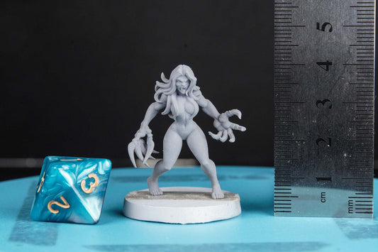 Verana - 3D Printed Miniature - Fantasy Miniature - Tabletop Miniature - D&D - RN Estudio