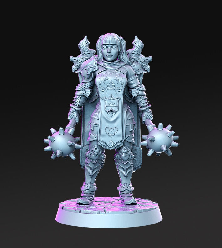 Samira - 3D Printed Miniature - Fantasy Miniature - Tabletop Miniature - D&D - RN Estudio