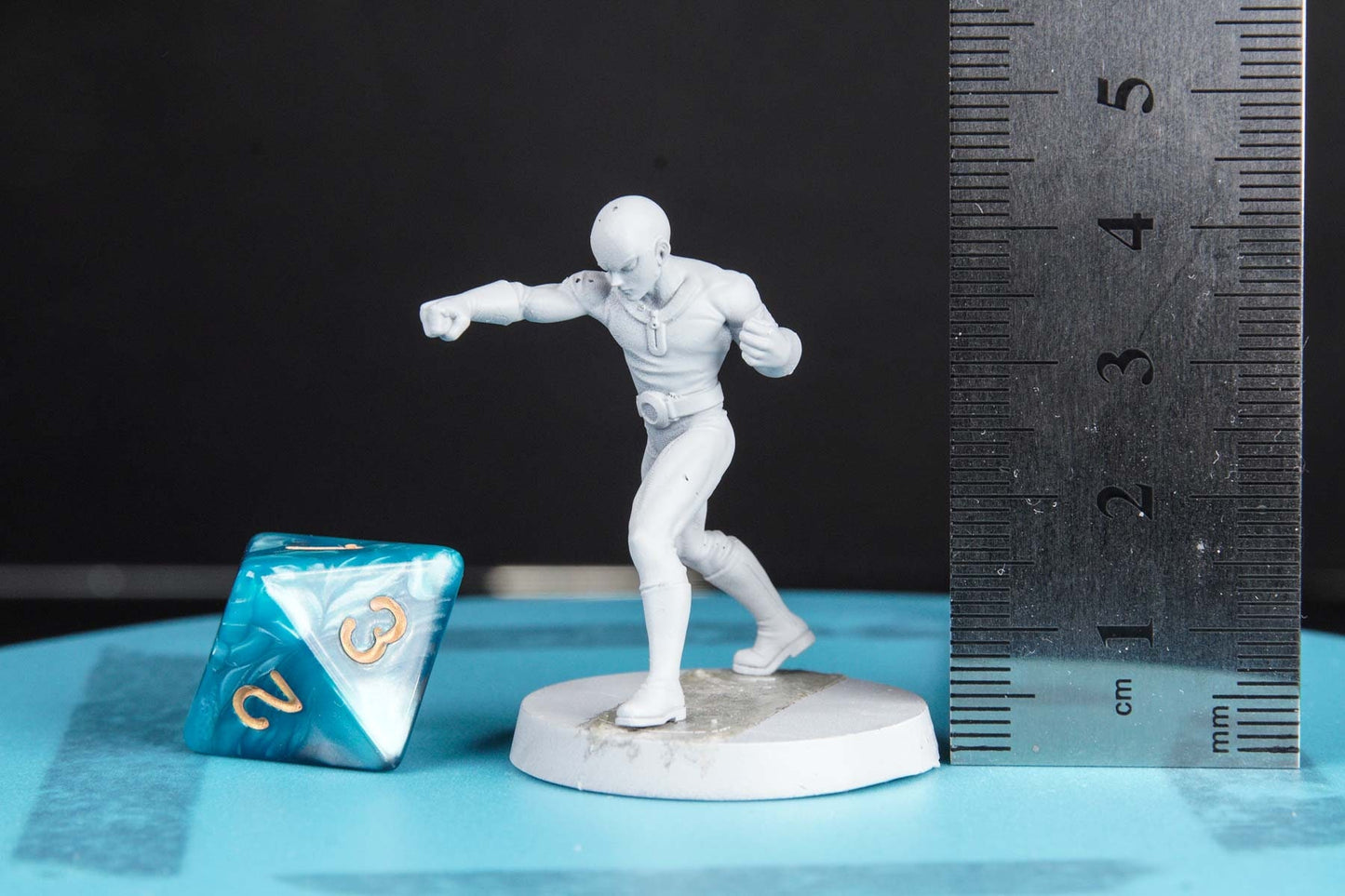 Punch One - 3D Printed Miniature - Fantasy Miniature - Tabletop Miniature - D&D - RN Estudio