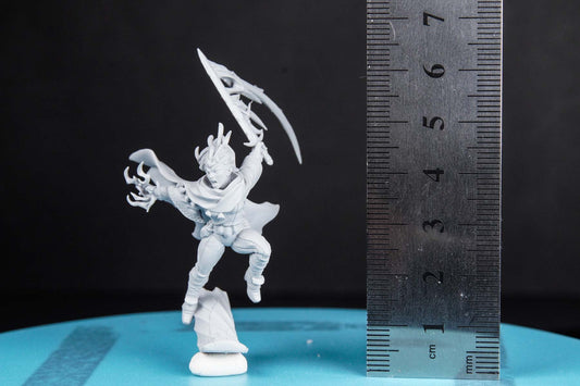 Odessa Witchsword - 3D Printed Miniature - Fantasy Miniature - Tabletop Miniature - D&D - Artisan Guild