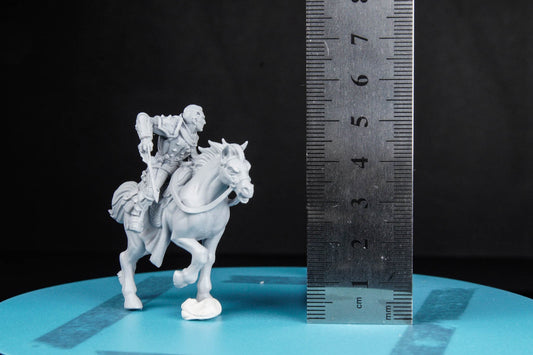 Thieves Guild Rider 1 - 3D Printed Miniature - Fantasy Miniature - Tabletop Miniature - D&D - Artisan Guild