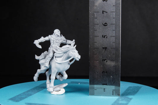 Thieves Guild Rider 2 - 3D Printed Miniature - Fantasy Miniature - Tabletop Miniature - D&D - Artisan Guild