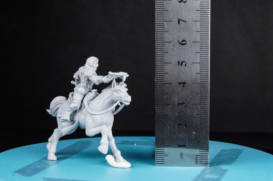 Thieves Guild Rider 3 - 3D Printed Miniature - Fantasy Miniature - Tabletop Miniature - D&D - Artisan Guild