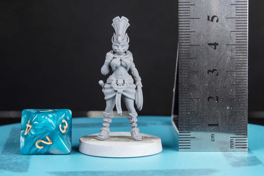 Cathramun - 3D Printed Miniature - Fantasy Miniature - Tabletop Miniature - D&D - RN Estudio