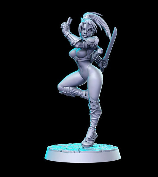 Taki - 3D Printed Miniature - Fantasy Miniature - Tabletop Miniature - D&D - RN Estudio