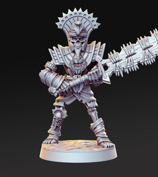 Mummy - 3D Printed Miniature - Fantasy Miniature - Tabletop Miniature - D&D - RN Estudio