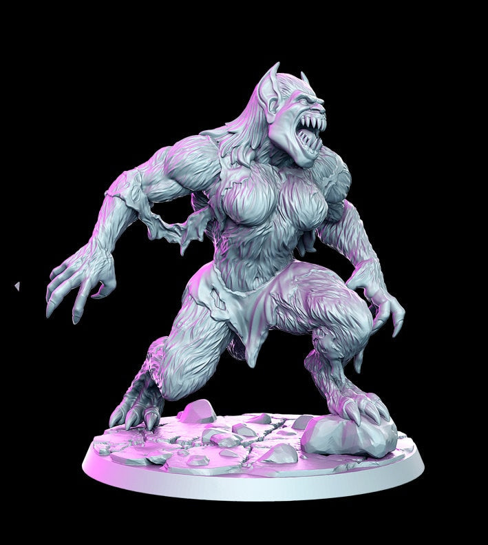 Female Werebeast - D&D - RN Estudio