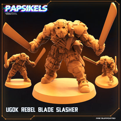 Ugok Rebel Blade Slasher - 3D Printed Miniature - Sci-Fi Miniature - D&D - Papsikel