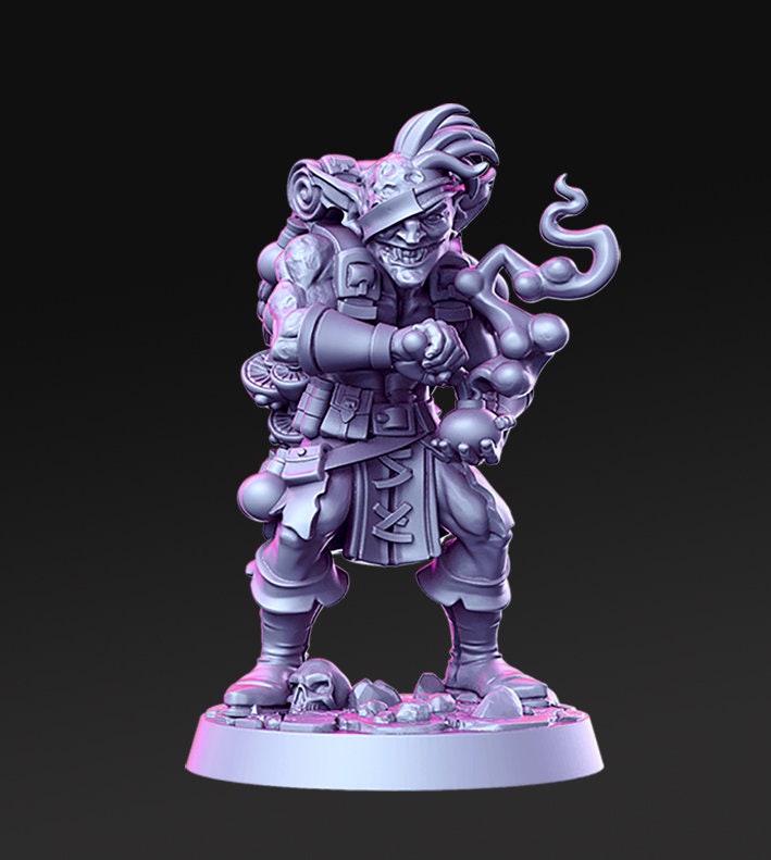 Buzznaz - 3D Printed Miniature - Fantasy Miniature -Tabletop  Miniature - Tabletop Miniature - D&D - RN Estudio