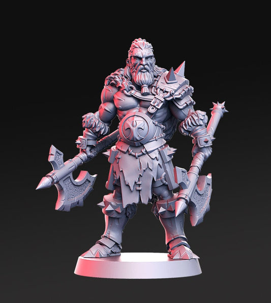 Einar - 3D Printed Miniature - Fantasy Miniature -Tabletop  Miniature - Tabletop Miniature - D&D - RN Estudio