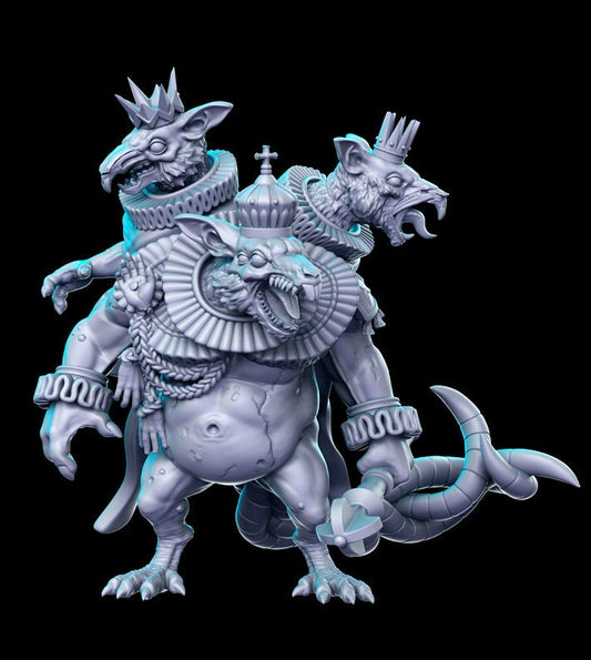 Rat King - 3D Printed Miniature - Fantasy Miniature -Tabletop  Miniature  - D&D - warhammer - RN Estudio