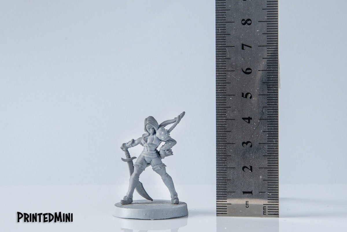 Aline by Artisan Guild - 3D printed Miniature - Fantasy - D&D - Artisan Guild