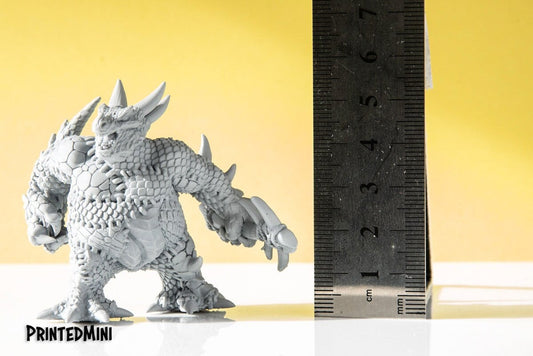 Skin Dragon - 3D Printed Miniature - Fantasy Miniature - Tabletop Miniature - D&D