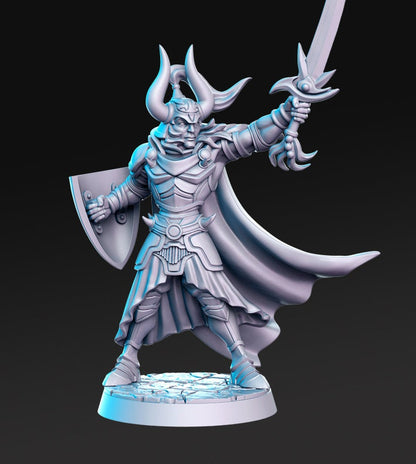 Tarkon - 3D Printed Miniature - Fantasy Miniature - Tabletop Miniature - D&D - RN Estudio