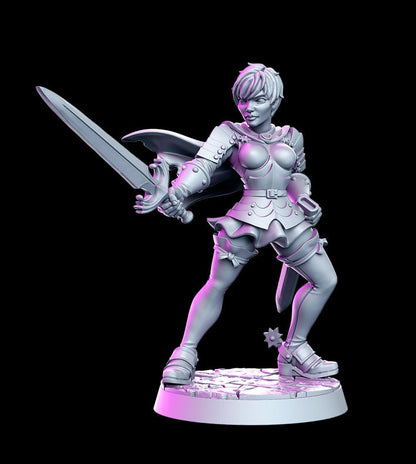 Cleto - 3D Printed Miniature - Fantasy Miniature - Tabletop Miniature - D&D - RN Estudio