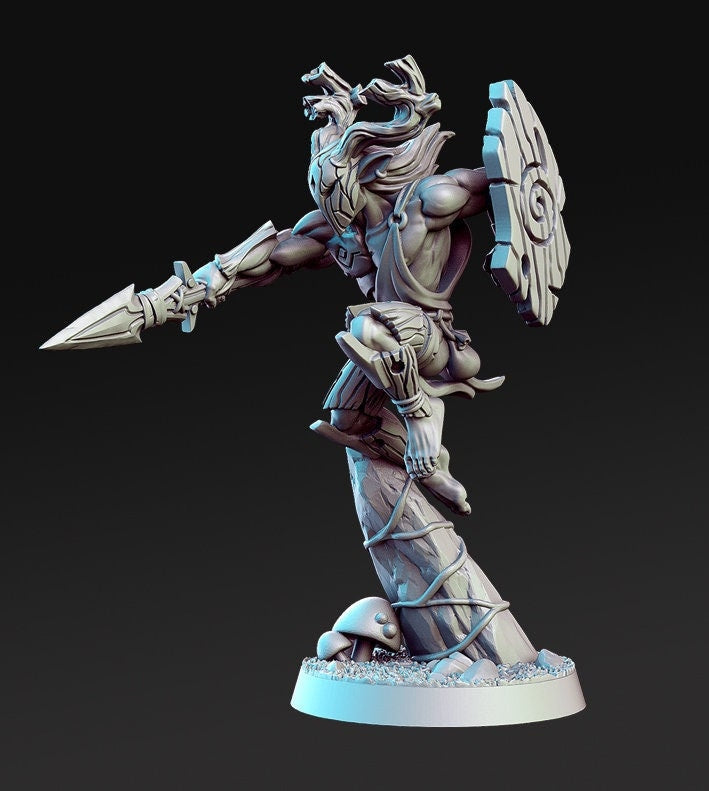 Quickspear - 3D Printed Miniature - Fantasy Miniature - Tabletop Miniature - D&D - RN Estudio