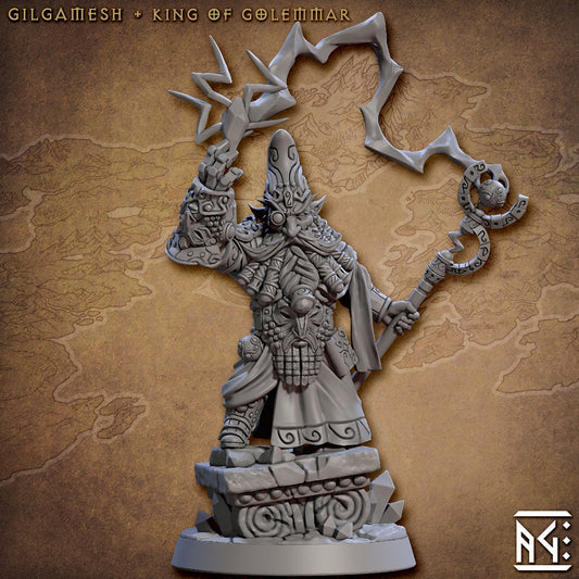 Gilgamesh - 3D Printed Miniature - Fantasy Miniature - Tabletop Miniature - D&D - Artisan Guild