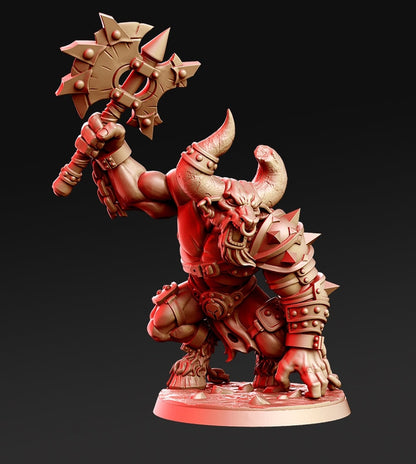 Taumacho - 3D Printed Miniature - Fantasy Miniature - Tabletop Miniature - D&D - RN Estudio