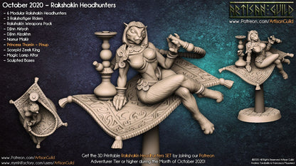 Princess Tharmin - 3D Printed Miniature - Fantasy Miniature - D&D - Artisan Guild DnD