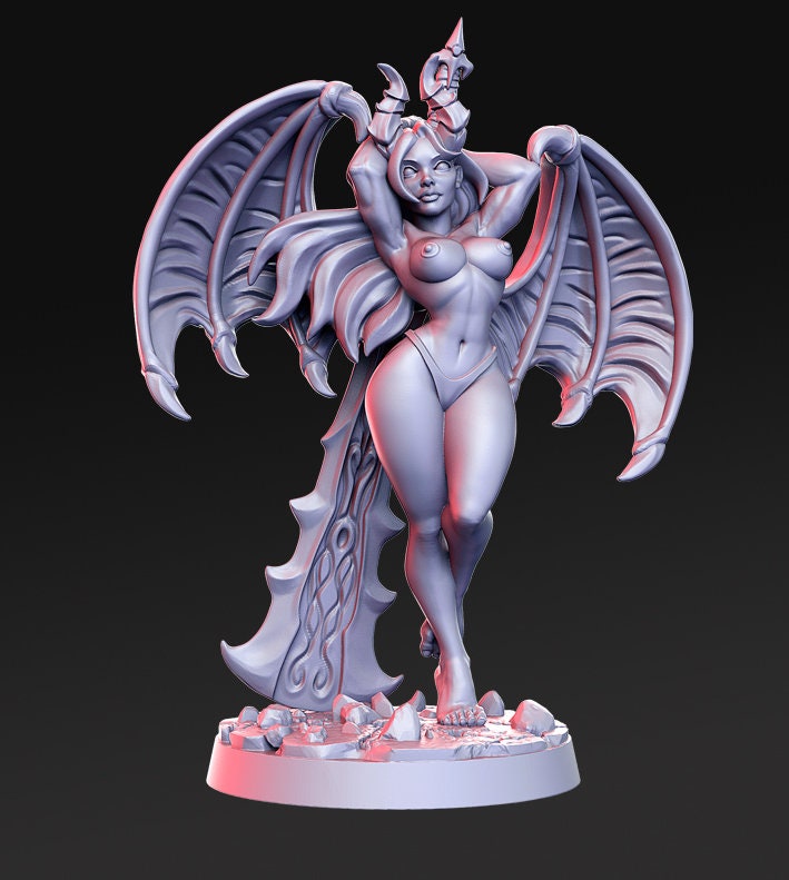 Akisha - 3D Printed Miniature - Fantasy Miniature -Tabletop  Miniature - Tabletop Miniature - D&D - RN Estudio  DnD
